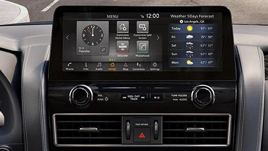 2023 Nissan Armada touchscreen | Ed Martin Nissan of Fishers in Fishers IN