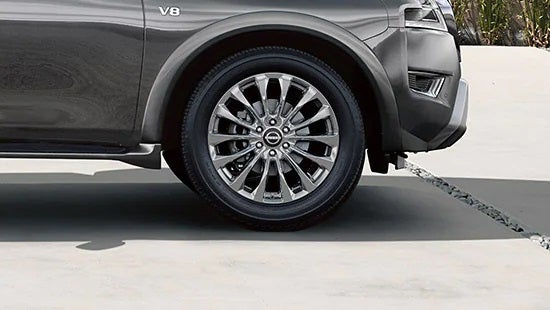 2023 Nissan Armada wheel and tire | Ed Martin Nissan of Fishers in Fishers IN