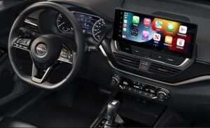 The interior of a 2024 Nissan Altima near Fishers, Indiana