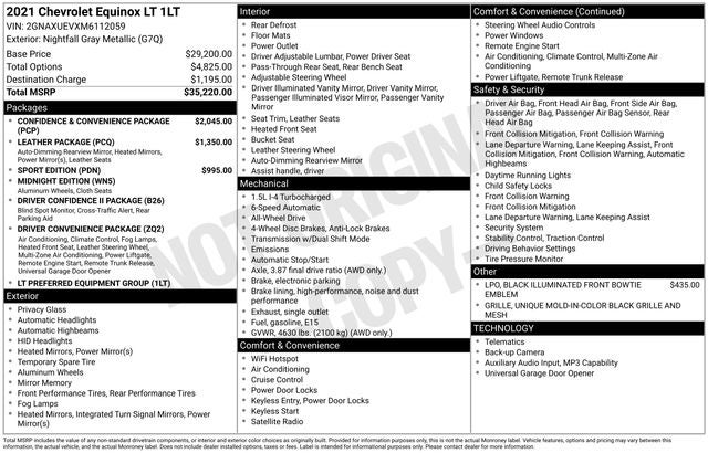 2021 Chevrolet Equinox LT