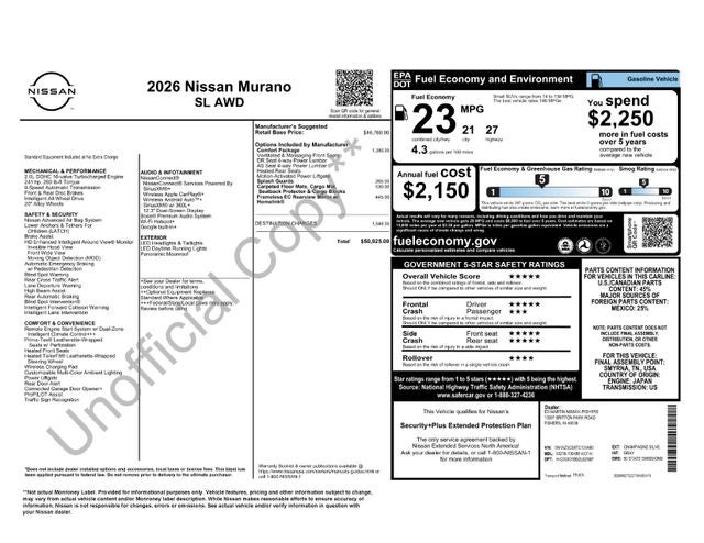 2026 Nissan Murano's photo