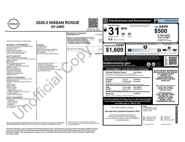 2026 Nissan Rogue's photo