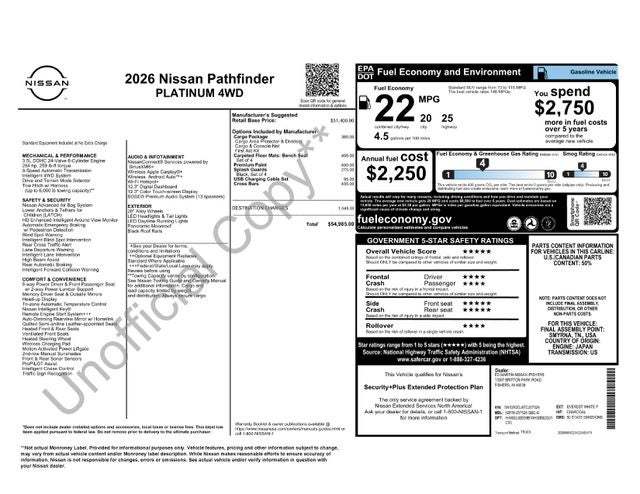 2026 Nissan Pathfinder's photo